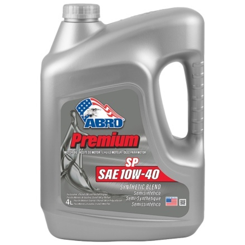Масло ABRO SAE 10W40 SP (4л) п/синтетика