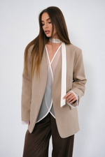 Двойка (жакет + прозрачный жилет)