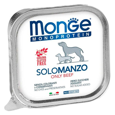 Monge Dog Solo 150 г говядина - консервы для собак (паштет)