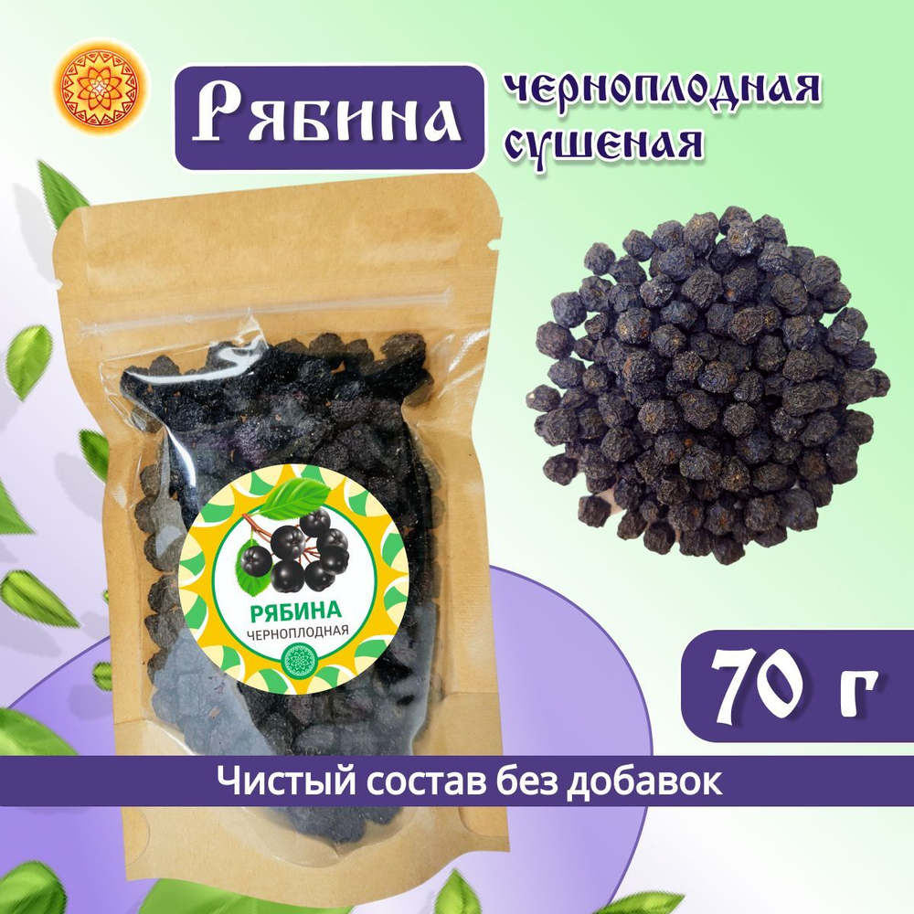 Рябина черноплодная.
