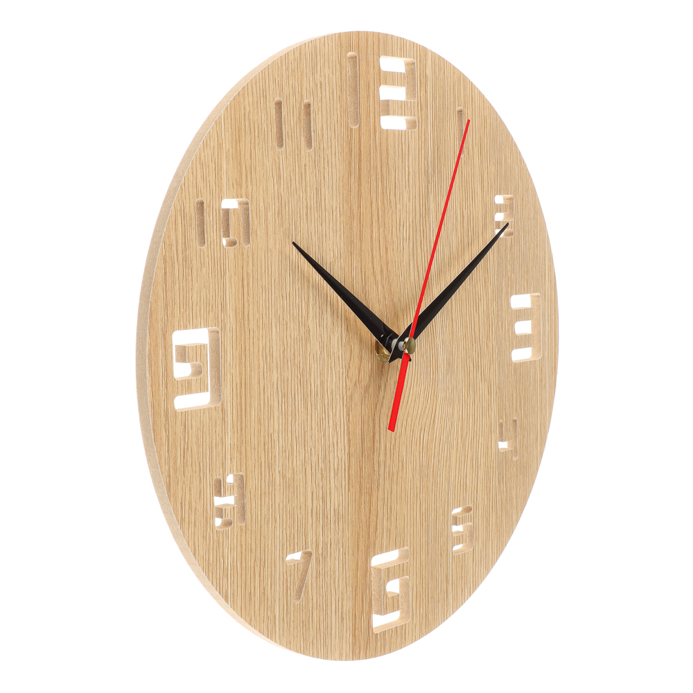 LADECOR CHRONO Часы настенные, круглые, 25см, МДФ, 1хАА
