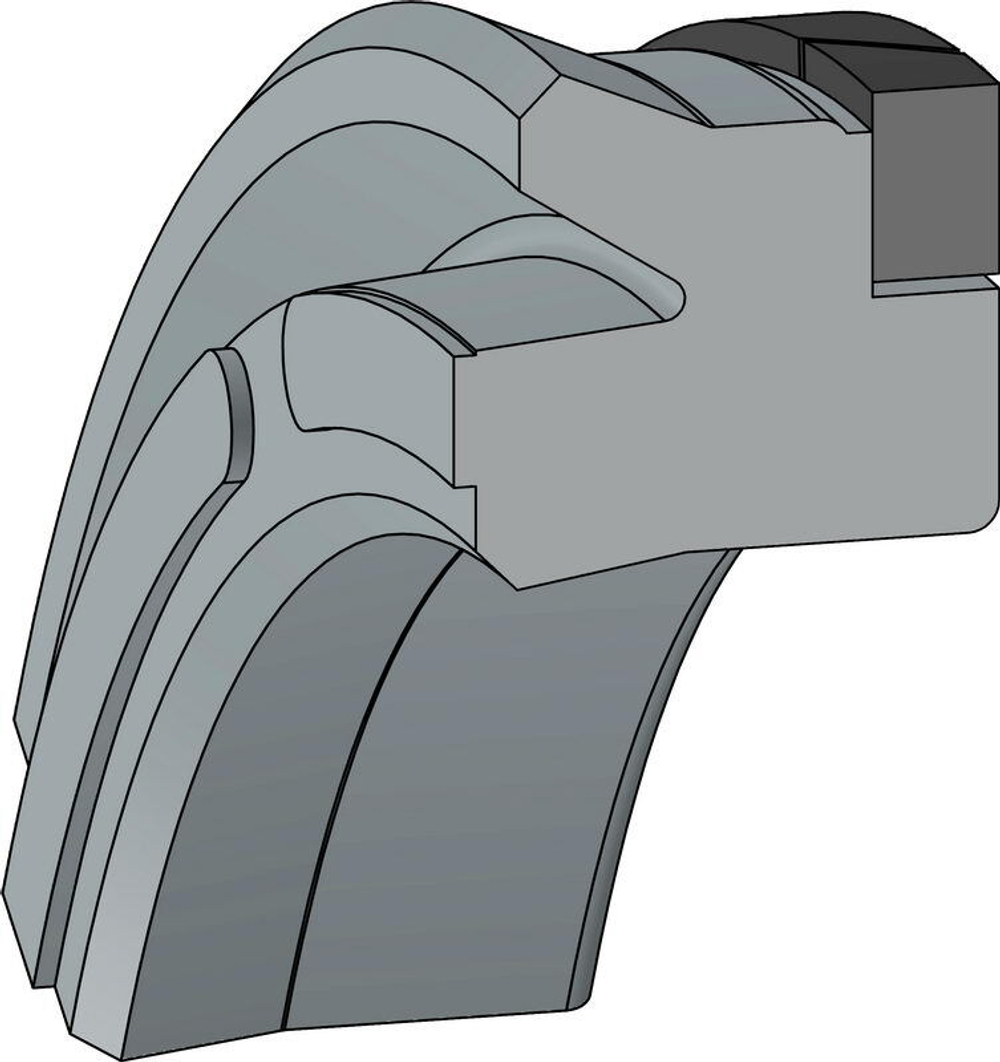 A168-110/1 PU Высокоэффективное U-образное поршневое уплотнение 110-80-19