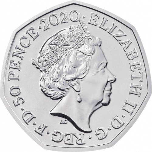 50 пенсов. Brexit (Брексит). Великобритания. 2020 г. UNC