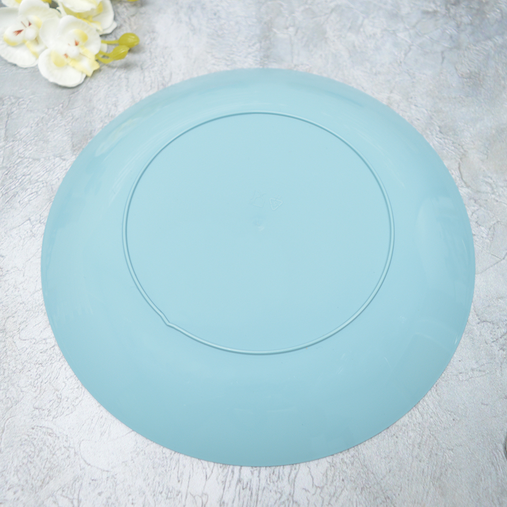 Тарелка плоская 20см "Натура" бирюзовая С945БИР