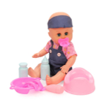 Пупс функциональный с аксессуарами 35см, коробка MY232-3