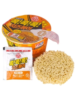 Лапша Рамен Cheese Bokki со вкусом Сыра 95 г * 2 шт