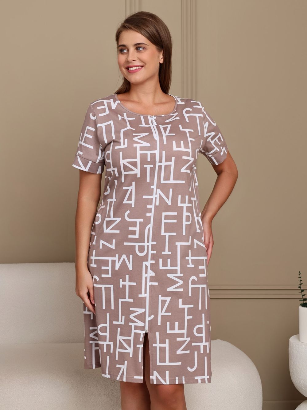 Халат Мотивы Виотекс БЕЖЕВЫЙ