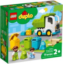 Конструктор LEGO Duplo Town 10945 Мусоровоз и контейнеры для раздельного сбора мусора