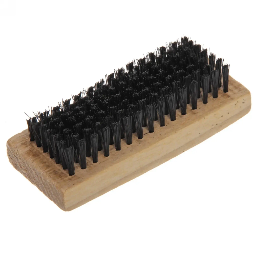 Щетка для обуви деревянная «Нужные вещи», цвет натур. дерево, иск. щетина, 10*4см