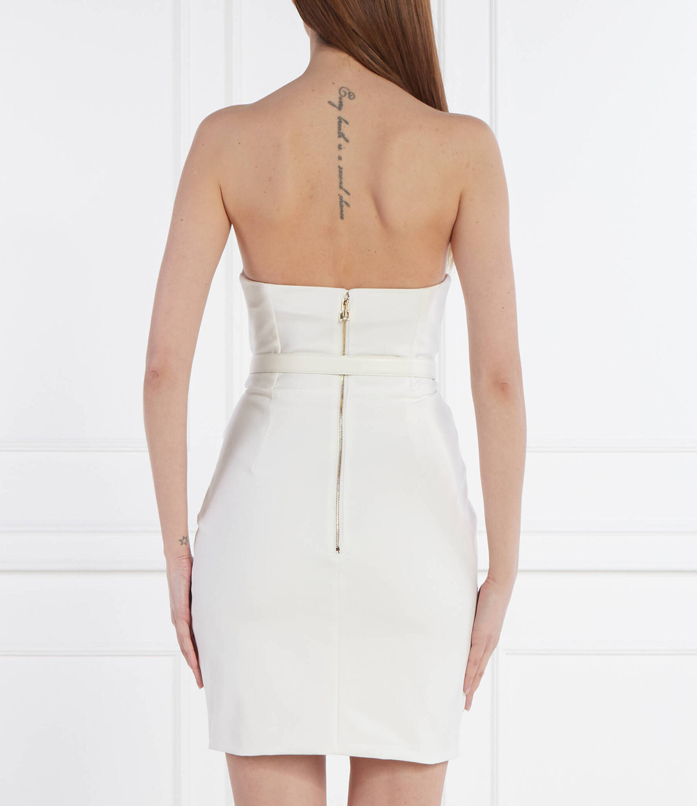 Платье с ремешком Elisabetta Franchi - белый(AB64842E2)