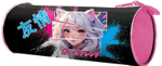 Пенал-тубус на молнии, малый, печать на ткани 210/65 "Девушка с ушками 2025"