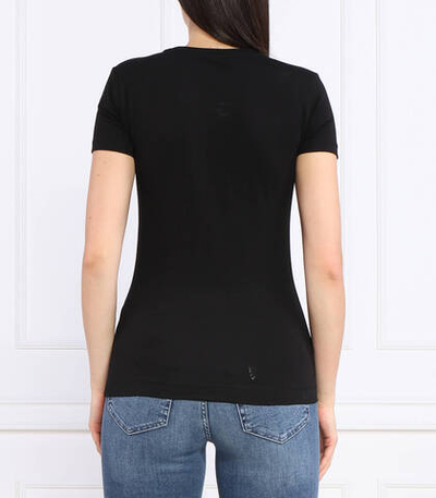 футболка triangle flowers GUESS - черный(W3GI41 J1314)