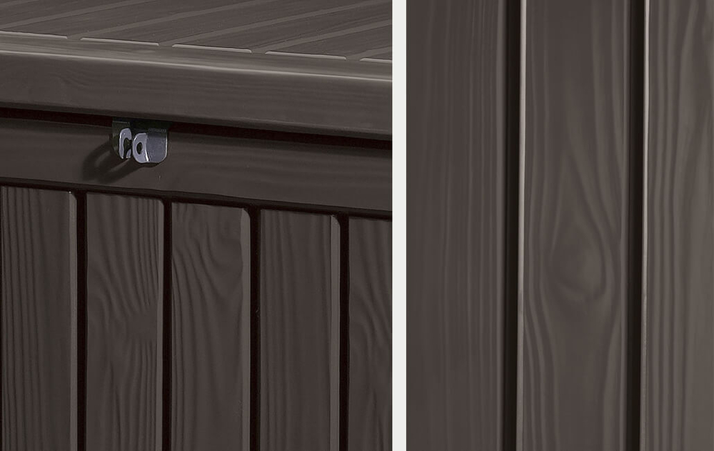 Пластиковый сундук Keter Rockwood 570 л brown