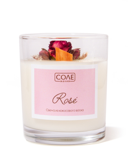 Ароматическая свеча Rosé, 160 мл
