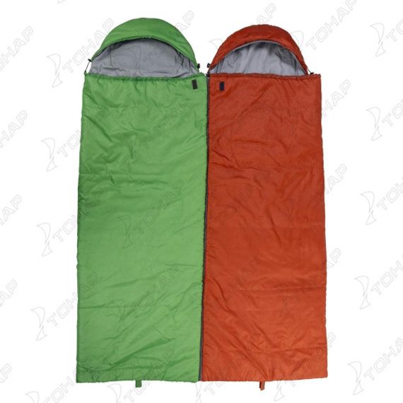 Спальный мешок TORO 200R (210х70, правый, стратекс, оранжевый) (T-HS-SB-T-200R) Helios