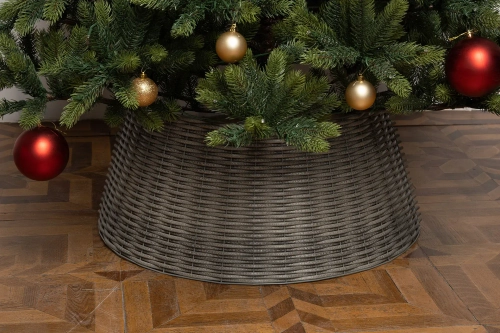 Корзина под елку ПРЕМИУМ Царская Лоза 87 см., разборная, хаски, ЕлкиТорг (87-229)