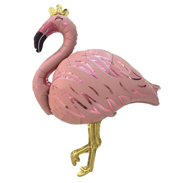 Фольгированный шар-фигура «Фламинго» нежно-розовый, 94 см