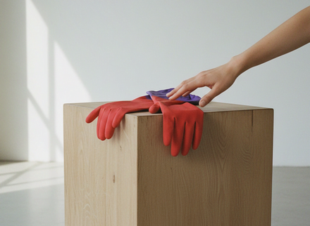 Перчатки резиновые с нарукавниками