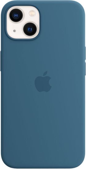 Чехол Apple Silicone Case with MagSafe for iPhone 13 mini, «полярная лазурь»