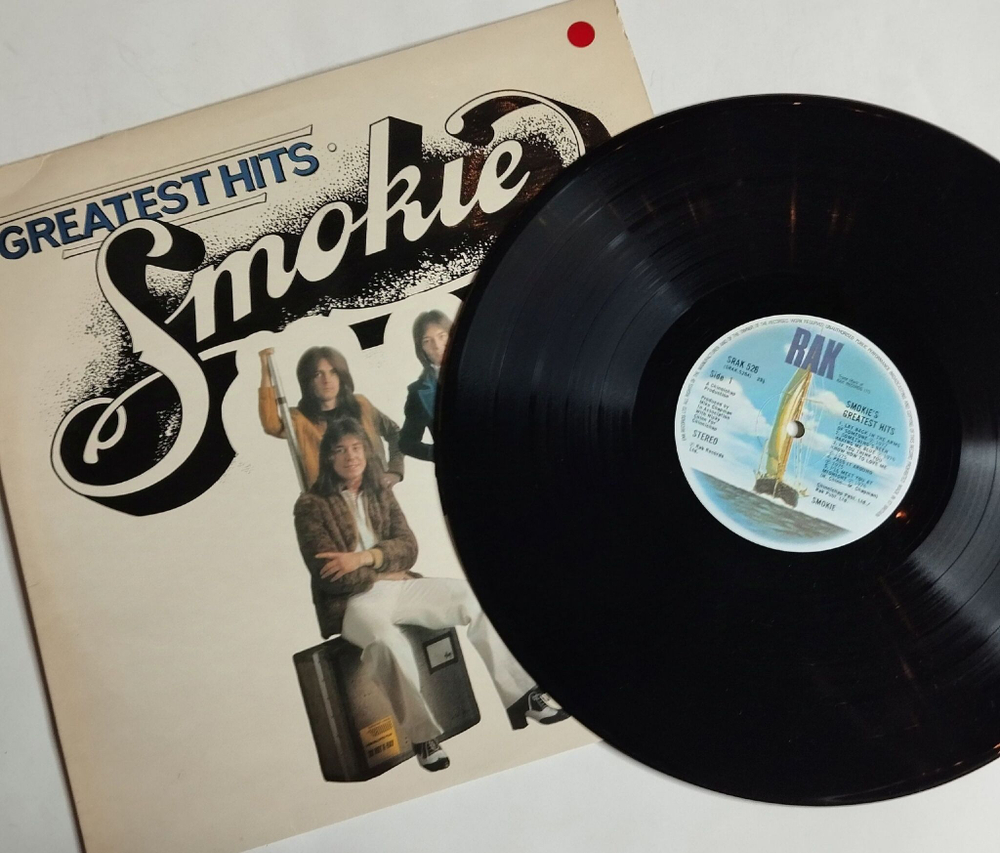 Винтажная виниловая пластинка LP Smokie Greatest Hits (UK 1977)