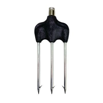 Трезубец Scorpena D4,5 мм хромированный пластиковое основание