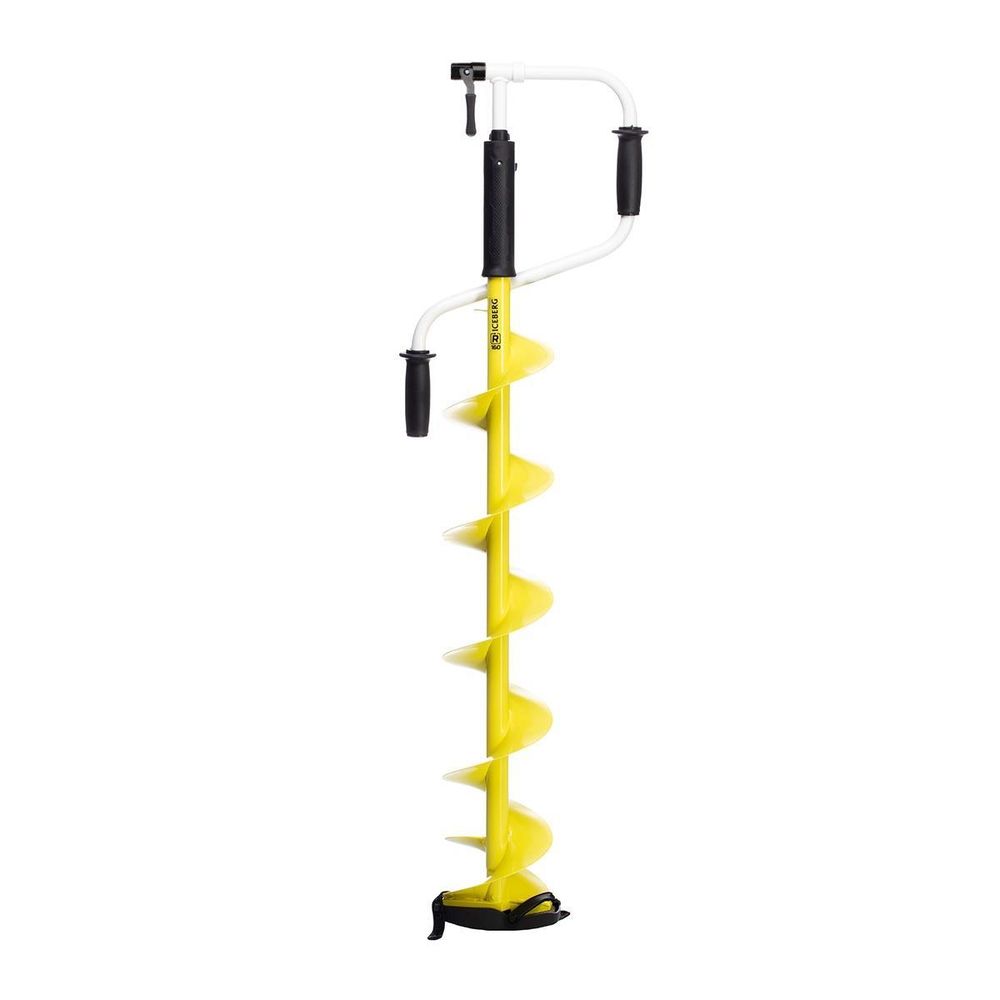 Ледобур ICEBERG-SIBERIA 160 мм, правое вращение, стальная голова, телескопический 1600, v3.0 Тонар