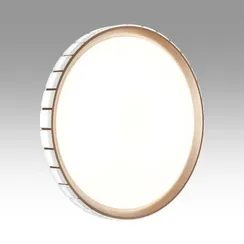 7695/EL PALE SN 90 Светильник пластик/розовое золото LED 70Вт 3000-6000К D495 IP43 пульт ДУ KUPI GOLD