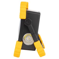 Светодиодный фонарь ЭРА Рабочие Практик PA-803 прожектор аккумуляторный на батарейках 10 Вт COB + 3 Вт LED, 4 режима