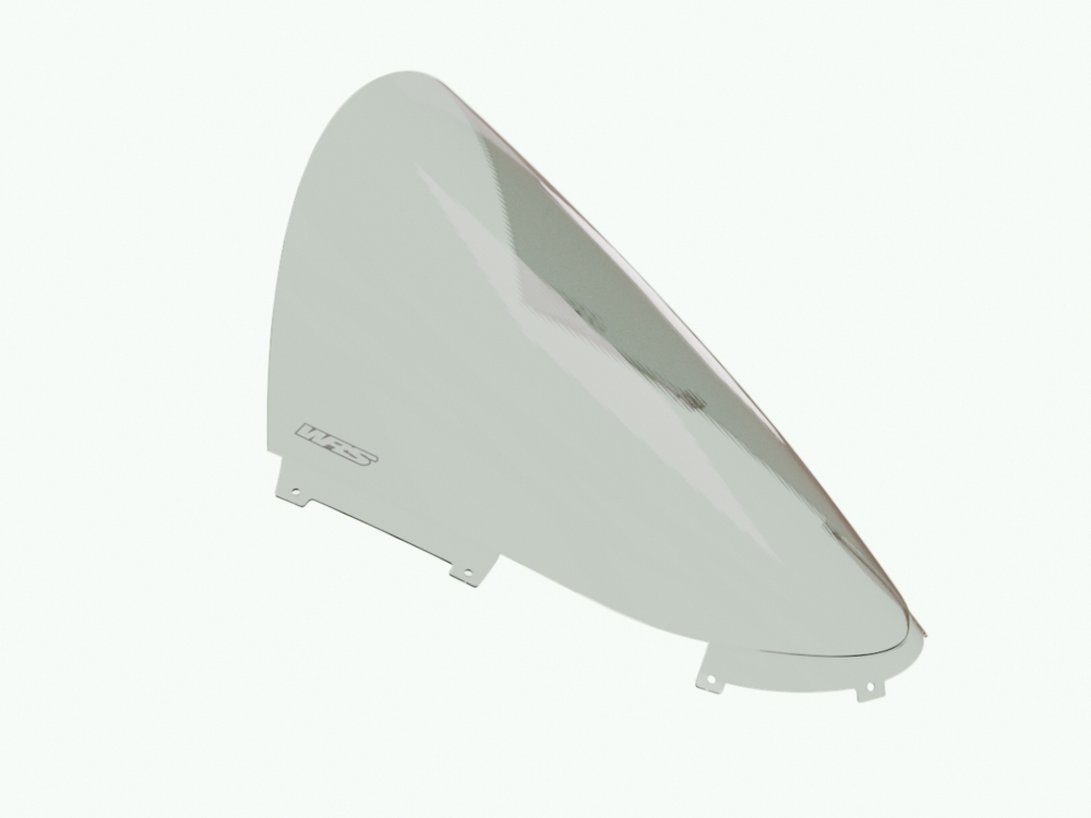 DU044F WRS SMOKE RACE HIGH WINDSCREEN +60MM (P V2 2025)