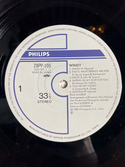 Винтажная виниловая пластинка LP Paul Mauriat Поль Мориа Windy (Japan 1986) (Obi)