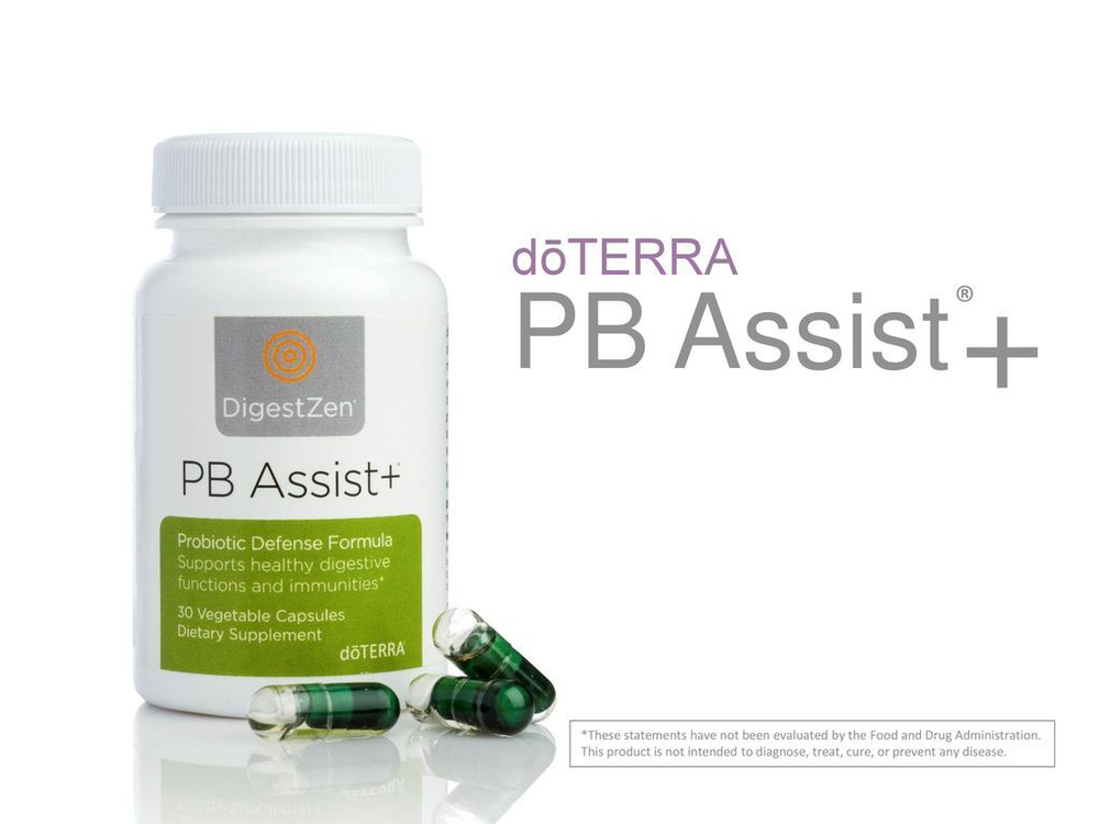 doTERRA PB Assist+, Защитный пробиотический комплекс, 30 двухкамерных капсул
