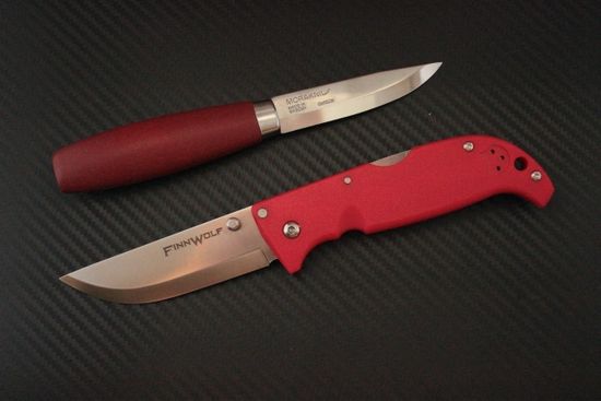 Складной нож Cold Steel 20NPH Finn Wolf Red c клинком из стали AUS-8, рукоять Grivory (Griv-Ex)