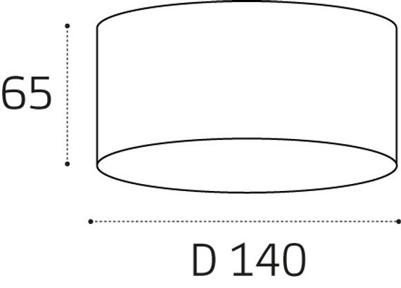 Светильник потолочный Italline IT014-0206 gold