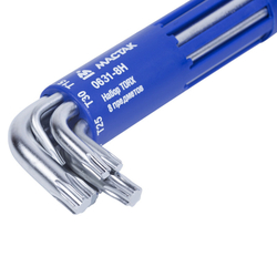 Набор Г-образных ключей TORX, T10-T50, 8 предметов МАСТАК 0631-8HB