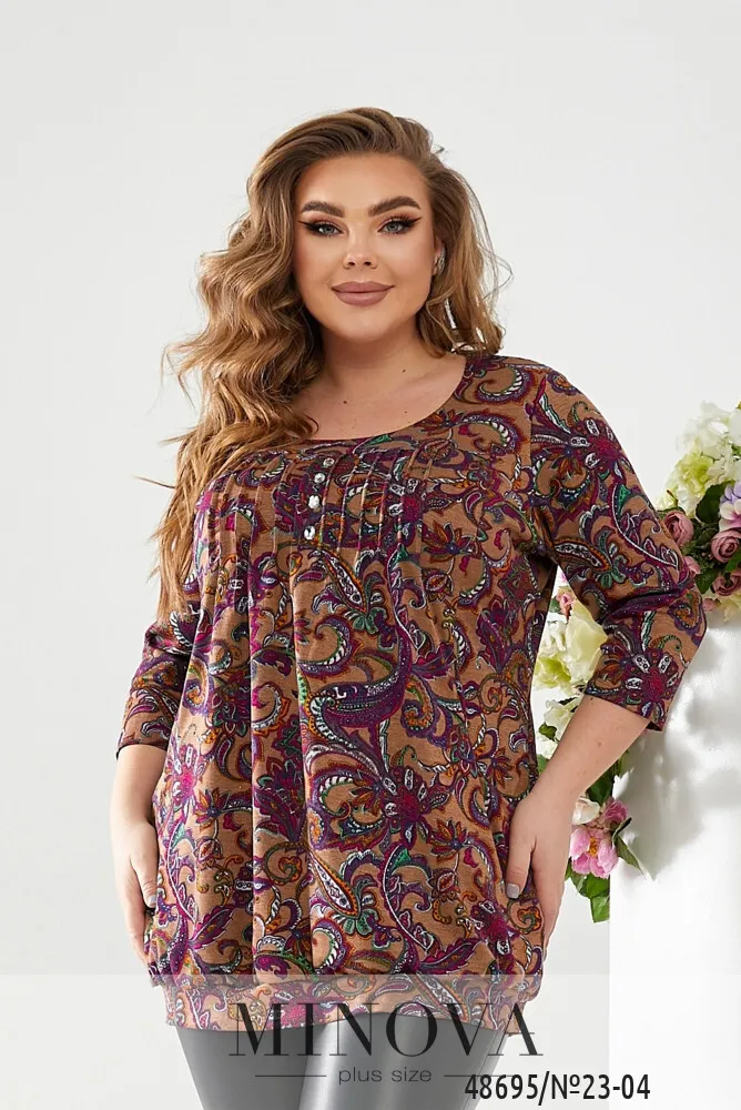 Кофточка 23-04-Коричневый Minova