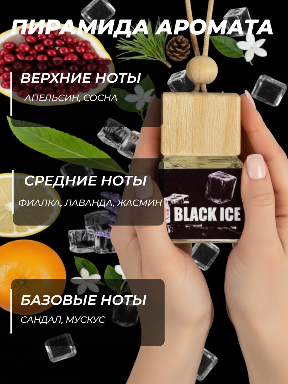 Ароматизатор BLACK ICE (подвесной)
