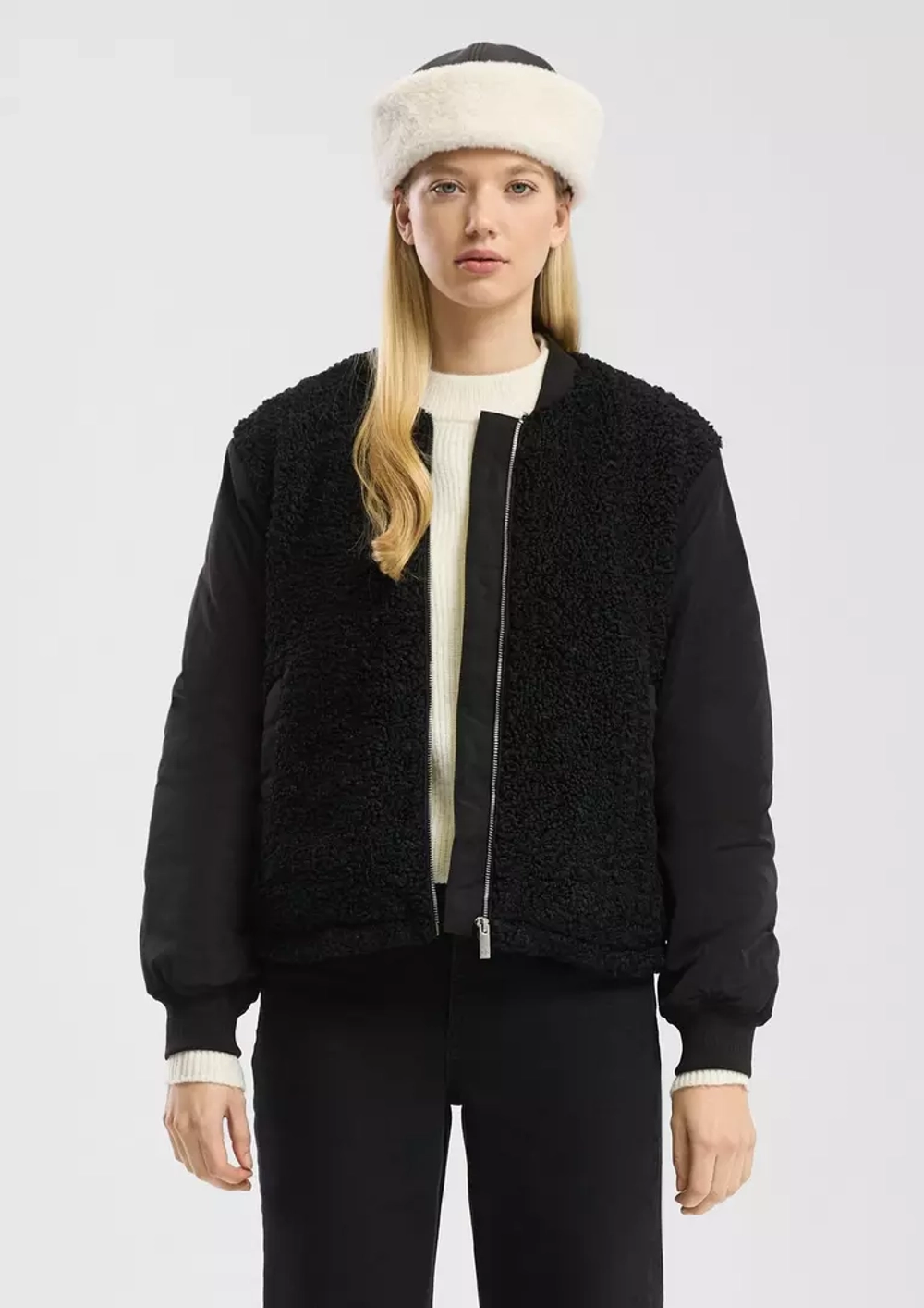 Куртка с меховой отделкой QS