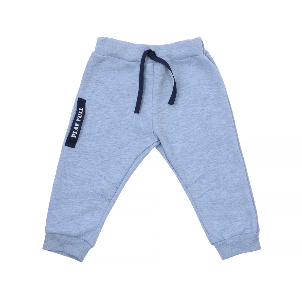 Штаны голубые утепленные с начесом