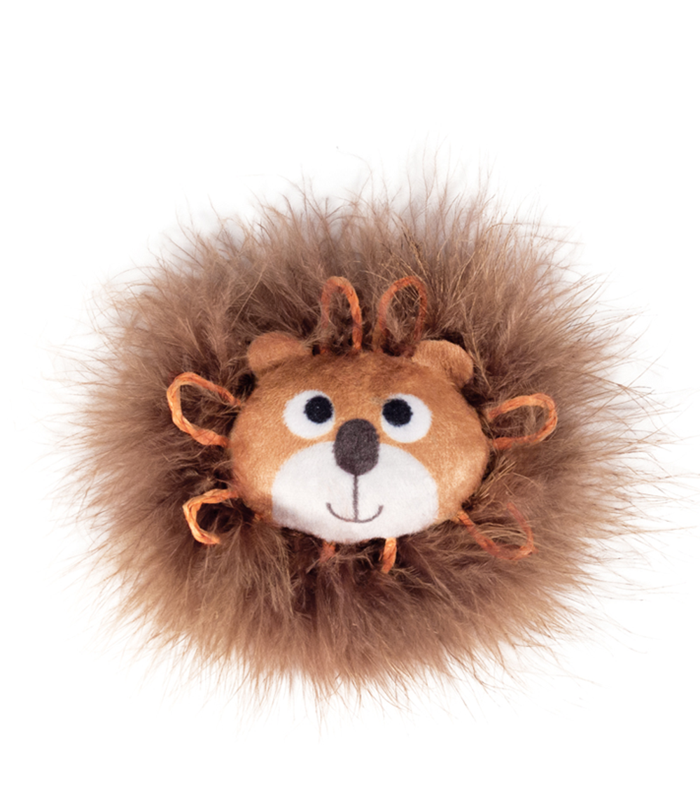 Игрушка для кошек "Львенок", d45мм, Triol