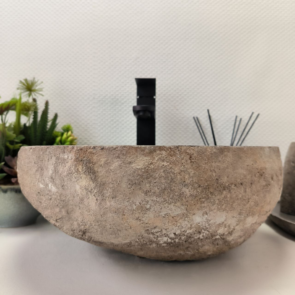 Раковина из речного камня RS-63903 (40*36*16) 0120