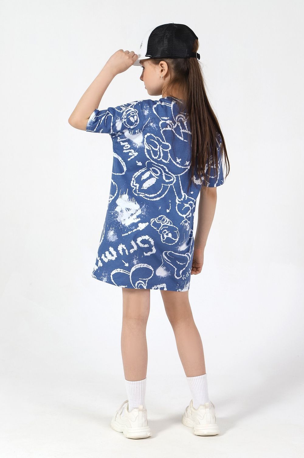 Туника для девочки Позитив-6 Виотекс ИНДИГО