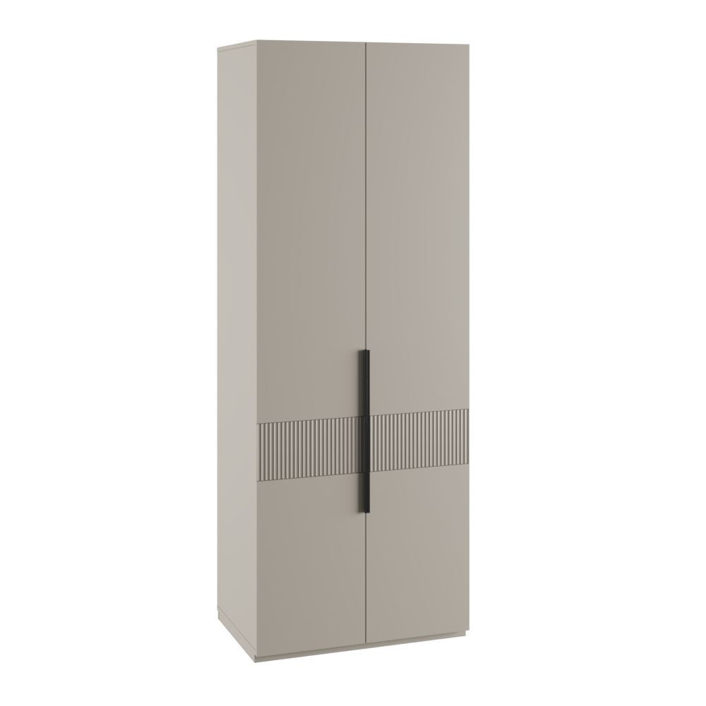 Шкаф для одежды распашной с полками и штангой Кашемир 90х50х210 см
