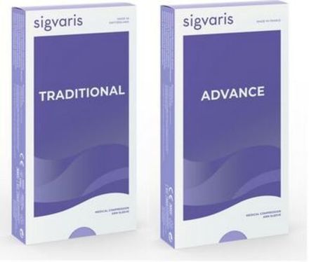 Рукав Sigvaris Traditional без перчатки с фиксирующим ремнем, 2 класс компрессии