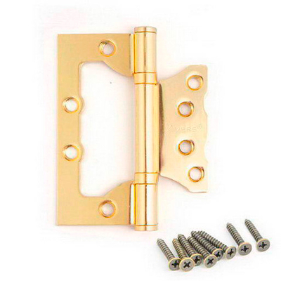 Петля НАКЛАДНАЯ Avers 100*75*2,5-B2-G золото