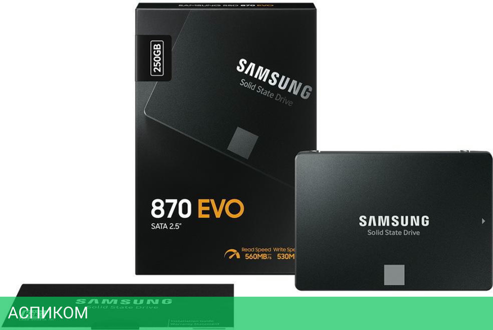 SSD диск Samsung 870 Evo 250GB (MZ-77E250BW)