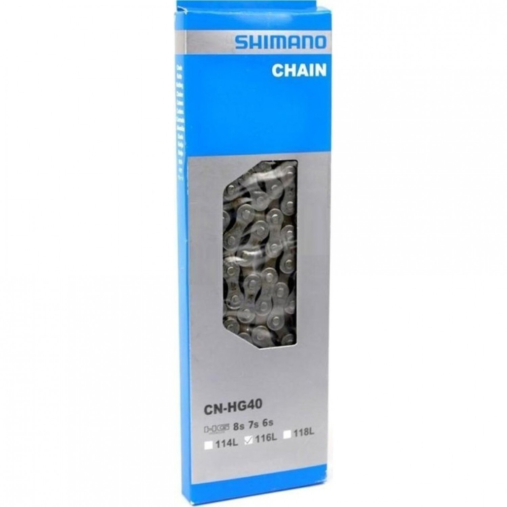 Цепь 2-720154 ALTUS/ACERA/ALIVIO HG-40 6/7/8ск 116 звеньев, с замком, ECNHG40116Q Китай SHIMANO
