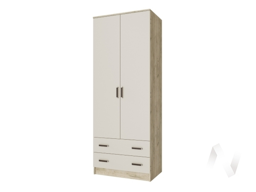 Шкаф комбинированный Лагуна 0;8 без зеркала (дуб крафт серый/кашемир)
