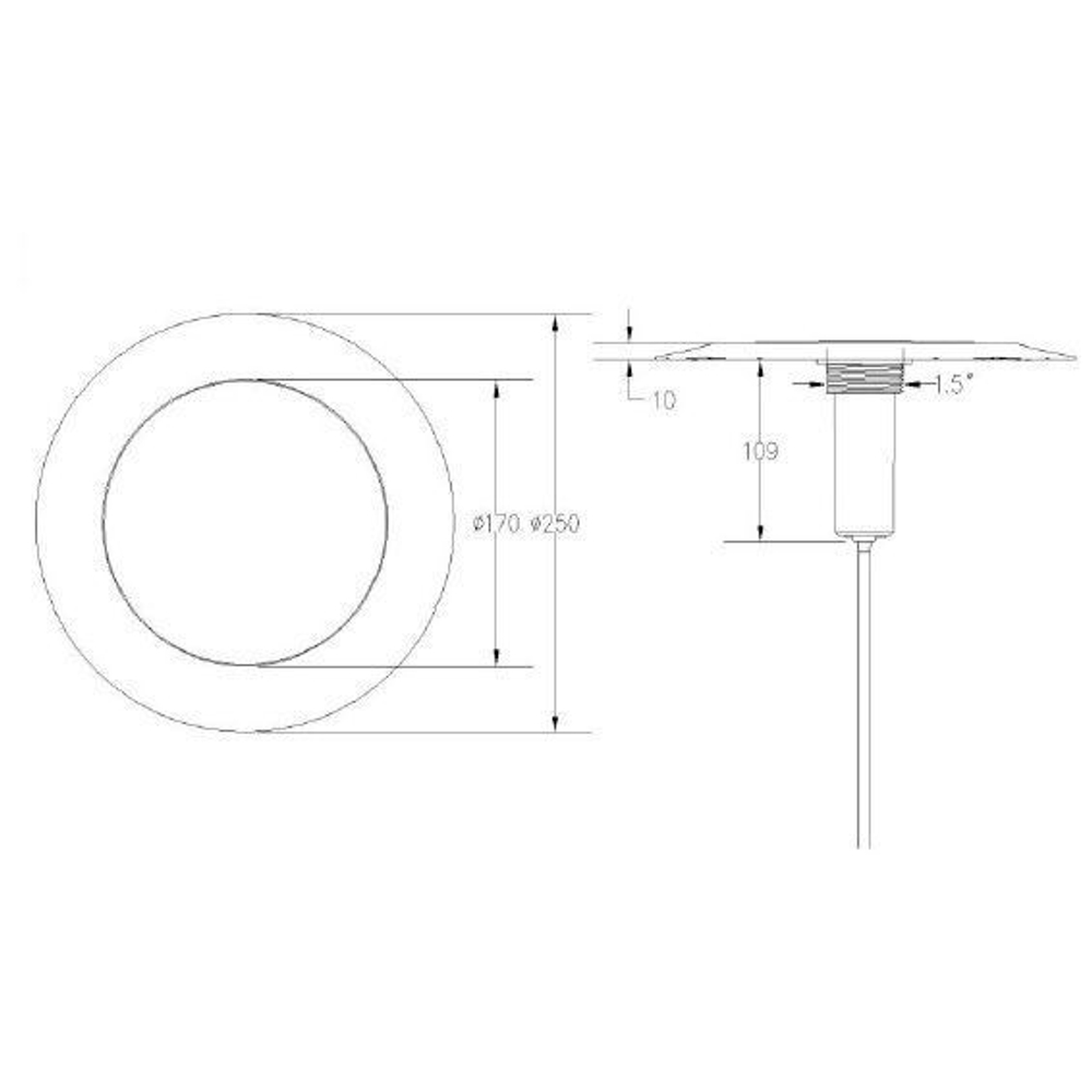 Прожектор ультратонкий светодиодный Aquaviva LED029 546LED (33 Вт) RGB
