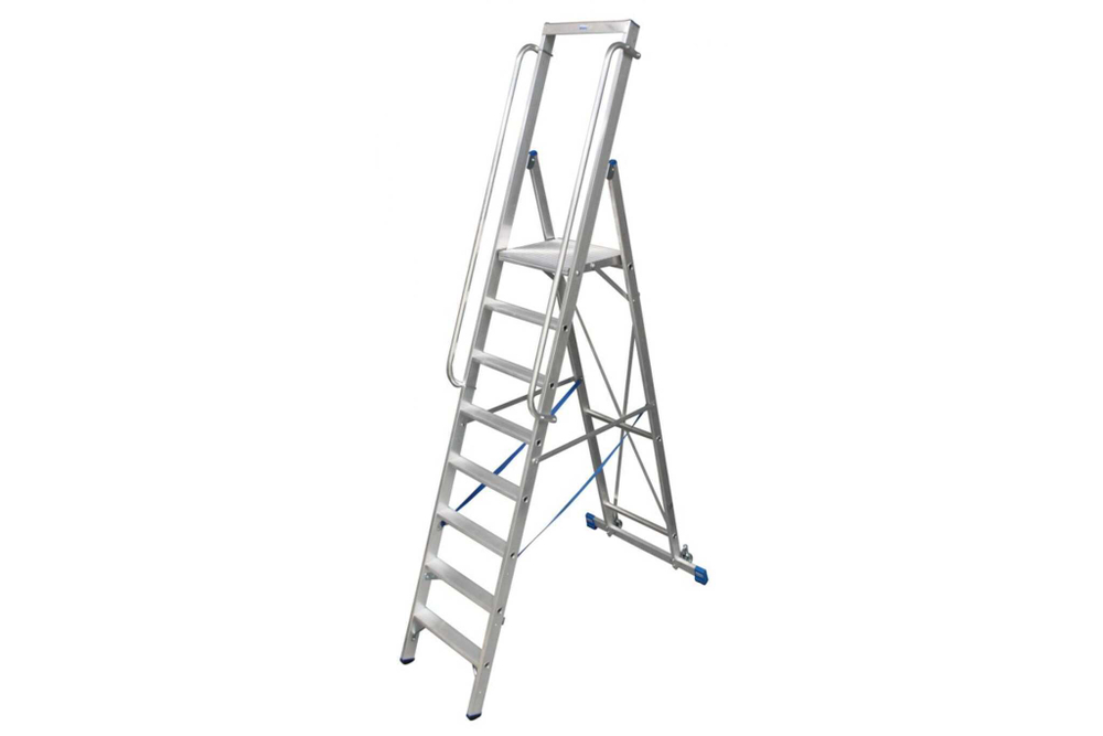 STABILO Передвижная алюминиевая стремянка 9 ступеней (127792)