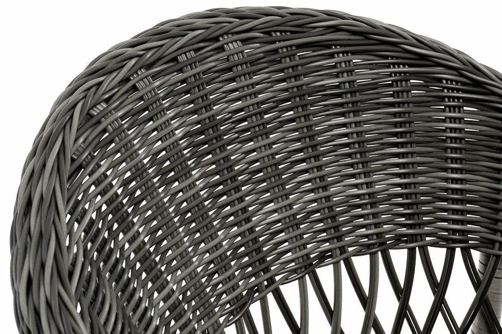 "Сицилия" плетеный стул из искусственного ротанга, цвет графит